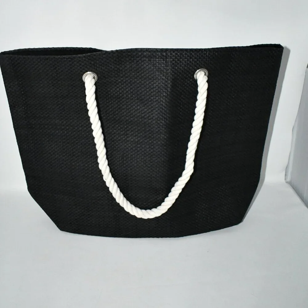 Littlearth NCAA Love Tote Jacksonville Jaguars, Eco-Friendly Woven Paper Bag, NW_4